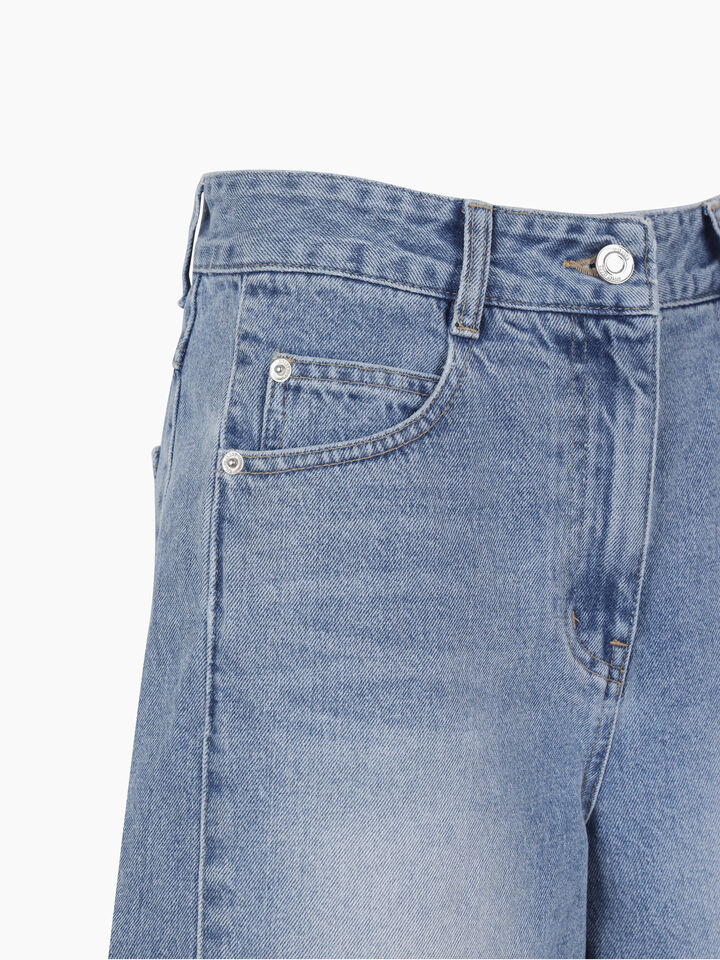 Blue jean bermudas - sisley k donna - Blau | Sisley K image number 3